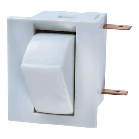 Jandorf Jandorf 5 amps Single Pole Momentary/Normally On Appliance Switch White 1 pk 61013